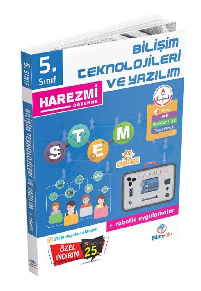 Bilimyolu 5. Sınıf Bilişim Teknolojileri Ve Kodlama Robotik Uygulamaları Bilim Yolu Yayınları