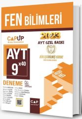 Çap Yayınları 2023 YKS AYT Fen Bilimleri Birleştirilmiş Karne 9x40 UP Deneme Özel Baskı Çap Yayınları