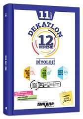 Ankara Yayıncılık 11. Sınıf Biyoloji Dekatlon 12 Deneme Ankara Yayıncılık