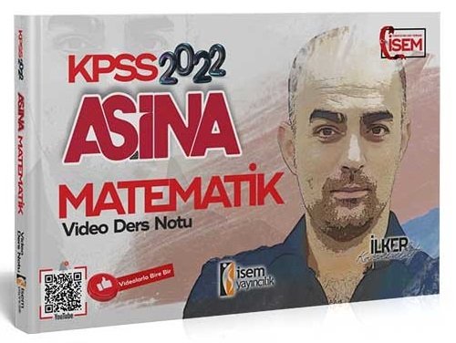 SÜPER FİYAT - İsem 2022 KPSS Matematik Aşina Video Ders Notu - İlker Karabulut İsem Yayınları