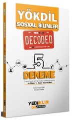 Yediiklim YÖKDİL Sosyal Bilimler Decoded 5 Deneme Yediiklim Yayınları