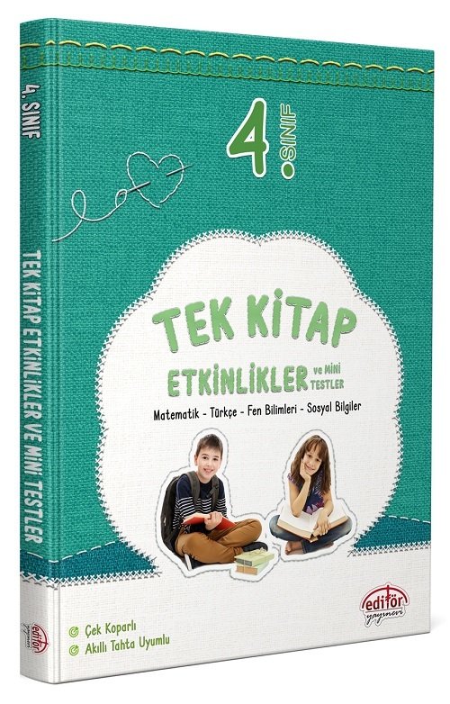 Editör 4. Sınıf Tek Kitap Etkinlikler ve Mini Testler Editör Yayınları