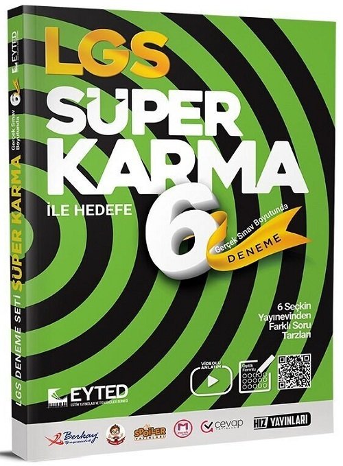 EYTED Süper Karma 8. Sınıf LGS Süper Karma 6 Deneme Seti EYTED Süper Karma