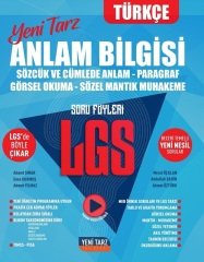 Yeni Tarz 8. Sınıf LGS Anlam Bilgisi Soru Föyleri Video Çözümlü Yeni Tarz Yayınları