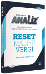 Monopol 2020 KPSS A Grubu Analiz Reset Maliye Son Tekrar Ders Notları 2. Baskı Monopol Yayınları