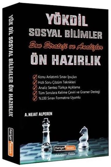 SÜPER FİYAT - Kariyer Meslek YÖKDİL Sosyal Bilimler Son Strateji ve Analizler Ön Hazırlık Kariyer Meslek Yayınları