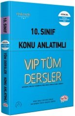 Editör 10. Sınıf VIP Tüm Dersler Konu Anlatımlı Mavi Kitap Editör Yayınları