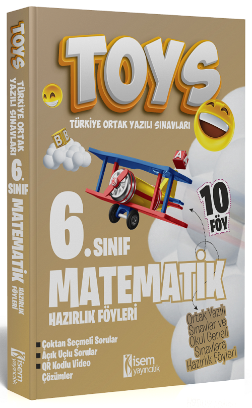 İsem 6. Sınıf Matematik TOYS Hazırlık Föyleri İsem Yayıncılık