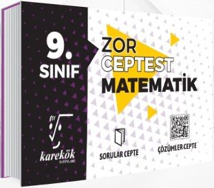 Karekök 9. Sınıf Matematik Zor Cep Test Karekök Yayınları