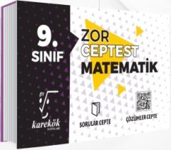 Karekök 9. Sınıf Matematik Zor Cep Test Karekök Yayınları