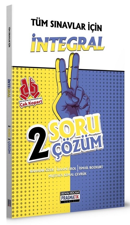 SÜPER FİYAT - Benim Hocam İntegral 2 Soru 2 Çözüm Fasikülü - Pragmatik Serisi Benim Hocam Yayınları