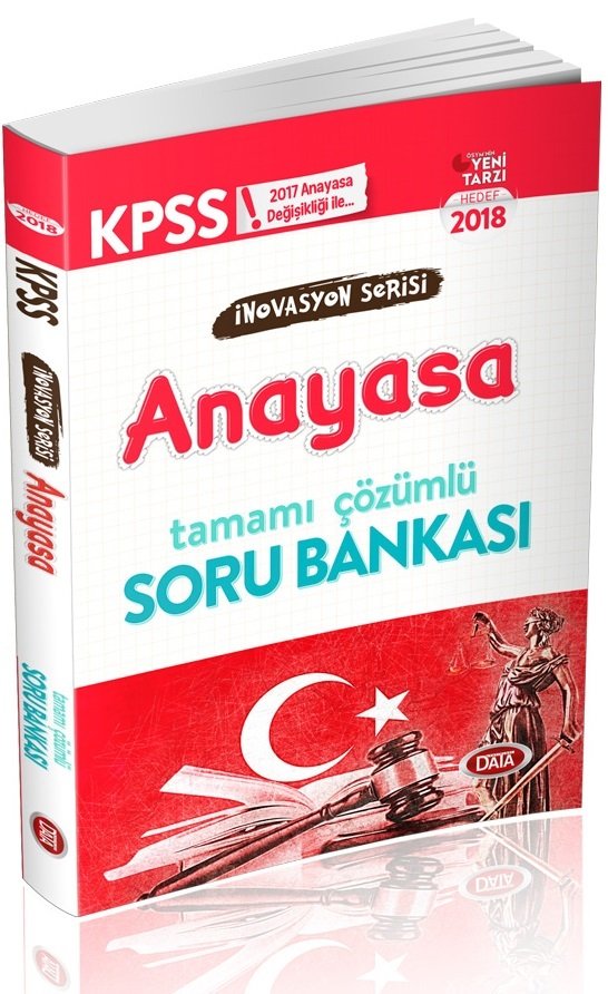 Data 2018 KPSS İnovasyon Anayasa Soru Bankası Çözümlü Data Yayınları