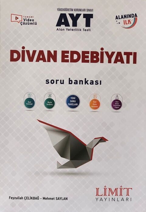 Limit YKS AYT Divan Edebiyatı Soru Bankası Video Çözümlü Limit Yayınları