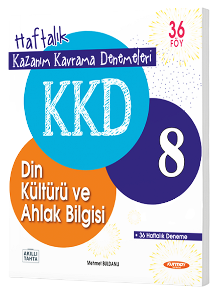 Kurmay ELT 8. Sınıf Din Kültürü ve Ahlak Bilgisi KKD Haftalık Kazanım Kavrama Denemeleri Kurmay ELT Yayınları