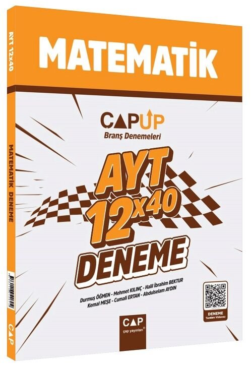 Çap Yayınları YKS AYT Matematik 12x40 UP Deneme Çap Yayınları