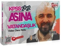 SÜPER FİYAT - İsem 2022 KPSS Vatandaşlık Aşina Video Ders Notları - İsmail Eryılmaz İsem Yayınları