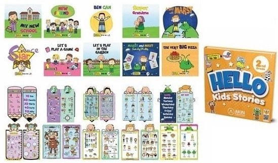 Akın Publishing 2. Sınıf Hello Kids Stories Akın Publishing