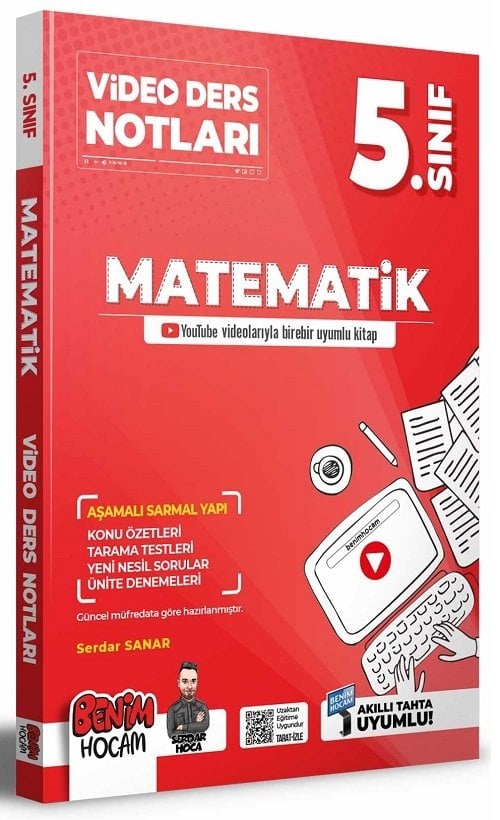 Benim Hocam 5. Sınıf Matematik Video Ders Notları Benim Hocam Yayınları