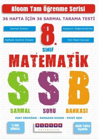 Platon 8. Sınıf Matematik Sarmal Soru Bankası Bloom Tam Öğrenme Serisi Platon Yayınları