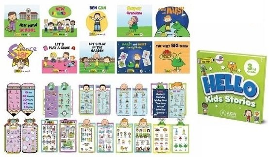 Akın Publishing 3. Sınıf Hello Kids Stories Akın Publishing