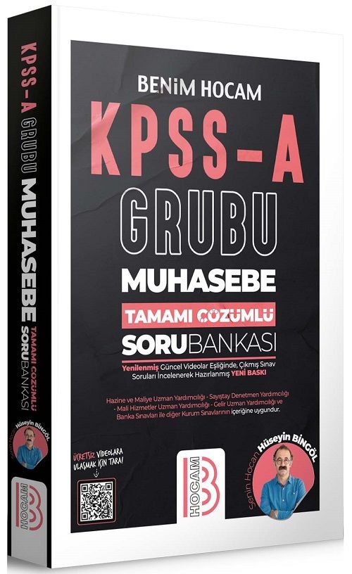 Benim Hocam 2023 KPSS A Grubu Muhasebe Soru Bankası Çözümlü - Hüseyin Bingöl Benim Hocam Yayınları