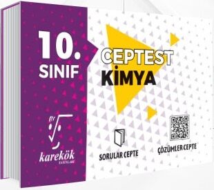 Karekök 10. Sınıf Kimya Cep Test Karekök Yayınları