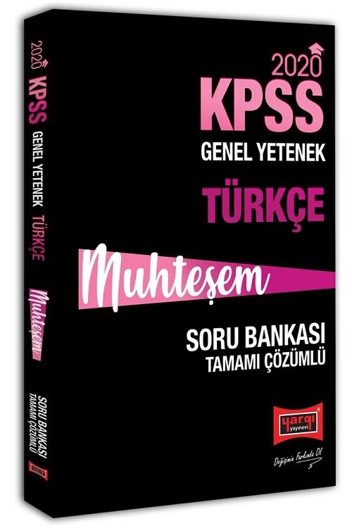 Yargı 2020 KPSS Türkçe Muhteşem Soru Bankası Çözümlü Yargı Yayınları