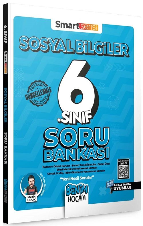 Benim Hocam 6. Sınıf Sosyal Bilgiler Soru Bankası Smart Serisi Benim Hocam Yayınları