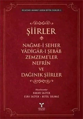 Umuttepe Şiirler - Recaizade Mahmut Ekrem Umuttepe Yayınları