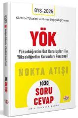 Editör 2025 GYS YÖK Yükseköğretim Kurumları Personeli Nokta Atışı Soru Cevap Görevde Yükselme Data Yayınları