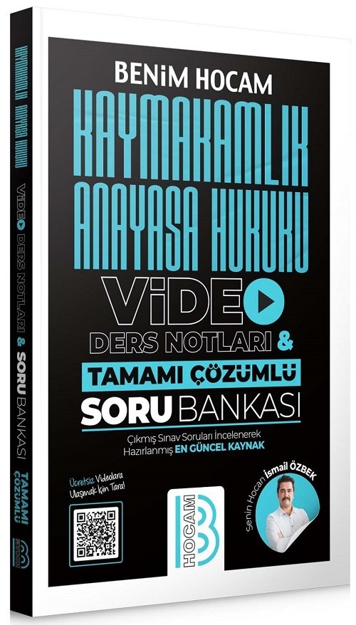 Benim Hocam Kaymakamlık Anayasa Hukuku Video Ders Notları ve Soru Bankası Çözümlü - İsmail Özbek Benim Hocam Yayınları