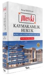 Temsil 2021 Kaymakamlık MEVKİ Konu Anlatımı Modüler Set 2. Baskı - Recep Özceylan Temsil Yayınları