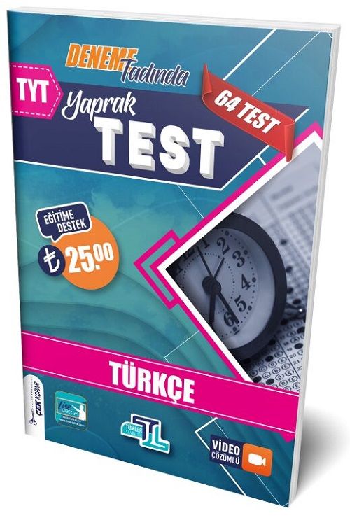 Tümler YKS TYT Türkçe Yaprak Test Video Çözümlü Tümler Yayınları