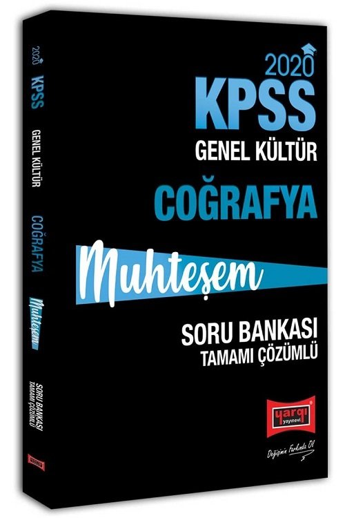 Yargı 2020 KPSS Coğrafya Muhteşem Soru Bankası Çözümlü Yargı Yayınları