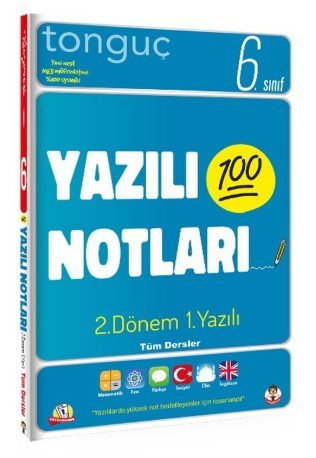 Tonguç 6. Sınıf Tüm Dersler 2. Dönem 1. Yazılı Notları Tonguç Akademi