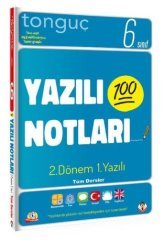 Tonguç 6. Sınıf Tüm Dersler 2. Dönem 1. Yazılı Notları Tonguç Akademi