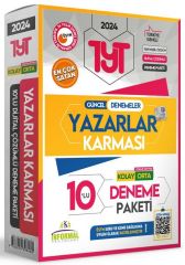 İnformal 2024 YKS TYT Türkiye Geneli Kurumsal Yazarlar Karması 10 Deneme Dijital Çözümlü İnformal Yayınları