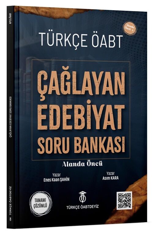 Türkçe ÖABTDEYİZ ÖABT Türkçe Öğretmenliği Çağlayan Edebiyat Soru Bankası Çözümlü - Enes Kaan Şahin, Asım Kara Türkçe ÖABTDEYİZ