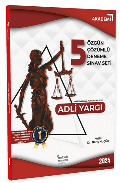 İlken 2024 Adli Yargı Hakimlik 5 Özgün Deneme Çözümlü - Barış Küçük İlken Yayınları