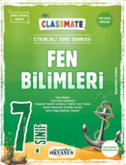 Okyanus 7. Sınıf Fen Bilimleri Classmate Soru Bankası Okyanus Yayınları