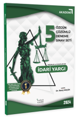 İlken 2024 İdari Yargı Hakimlik 5 Özgün Deneme Çözümlü - Barış Küçük İlken Yayınları