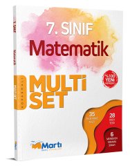 SÜPER FİYAT - Martı Okul 7. Sınıf Matematik Multi Set Soru Bankası Martı Okul Yayınları