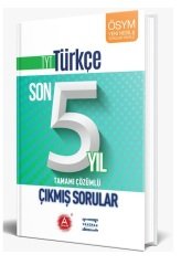 SÜPER FİYAT - A Yayınları YKS TYT Türkçe Son 5 Yıl Çıkmış Sorular Çözümlü A Yayınları