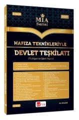 Akfon 2021 Hafıza Teknikleriyle Devlet Teşkilatı (Türkiyenin İdari Yapısı) MİA Serisi - Ali Argama 2. Baskı Akfon Yayınları