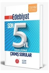 SÜPER FİYAT - A Yayınları YKS AYT Edebiyat Son 5 Yıl Çıkmış Sorular Çözümlü A Yayınları