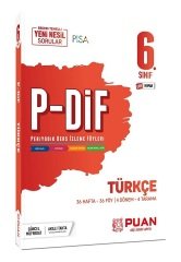 Puan 6. Sınıf Türkçe PDİF Konu Anlatım Föyleri Puan Yayınları