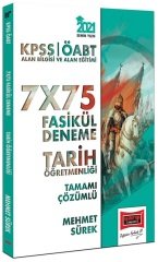 Yargı 2021 ÖABT Tarih Öğretmenliği 7x75 Deneme Çözümlü - Mehmet Sürek Yargı Yayınları