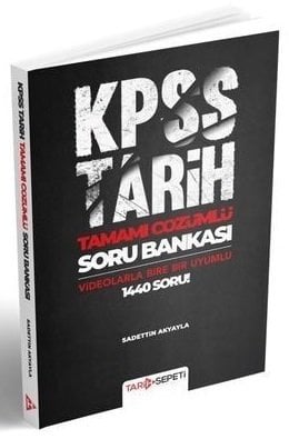 Benim Hocam KPSS Tarih Sepeti Tarih Soru Bankası Çözümlü - Sadettin Akkaya Benim Hocam Yayınları