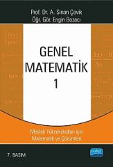 Nobel Genel Matematik 1 - Ahmet Sinan Çevik Nobel Akademi Yayınları