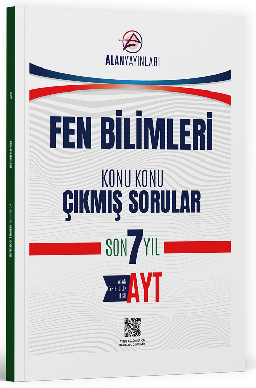 Alan Yayınları YKS AYT Fen Bilimleri Çıkmış Sorular Son 7 Yıl Konu Konu Alan Yayınları